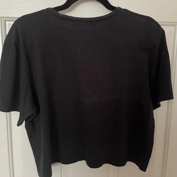 One Clothing Cropped Woodstock Tee Shirt - Picture 2 of 3